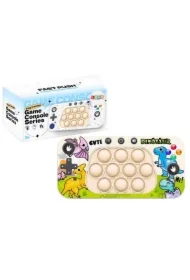 Konsola zręcznościowa Pop It 4 tryby gry Dinozaury