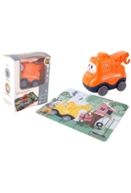 Auto puzzle Przygoda drogowa dźwig
