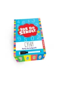 Idę do szkoły. Cyfry. Karty do kaligrafii z pisakiem suchościeralnym