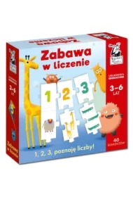 Zabawa w liczenie. Układanka edukacyjna. 1, 2, 3, poznaję liczby!
