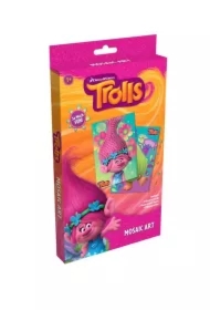 Trolle. Zestaw artystyczny z farbami plakatowymi. Mozaika