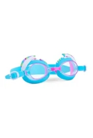 Okulary do pływania dla dzieci, Uroczy jednorożec, turkus, 3+