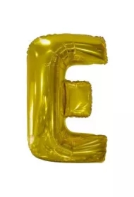 Balon foliowy litera E złota