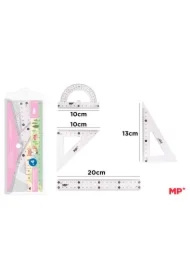 Zestaw geometryczny 4 części w etui