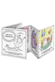 Książeczka harmonijka do kolorowania - Dzień z życia księżniczki 5l+