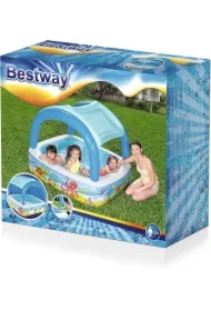 Basen dmuchany z daszkiem 140x140x114 B52192