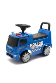 Jeździk Mercedes Police niebieski dźwięk
