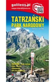 Mapa turystyczna Tatrzański Park Narodowy 1:27 000
