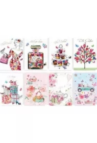 Karnet okazyjny B6 z kopertą brokatowy