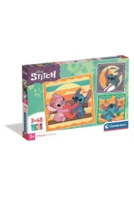 Puzzle 3x48 el. SuperColor. Stitch