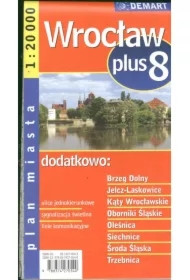 Wrocław plus 8 plan miasta