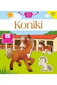 Naklejki iskierki z brokatem. Koniki