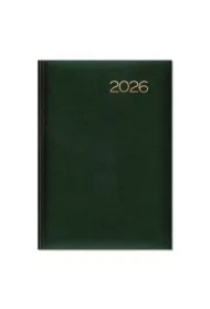 Kalendarz 2026 książkowy A5 dzienny zielony SK2