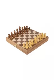Staunton, zestaw szachowy z drewnianą planszą 27 cm