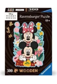 Puzzle drewniane 300 el. Disney Myszka Mickey & Minnie