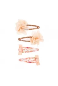 Souza! Spinki do włosów kremowe kwiatki i kokardki Aiva