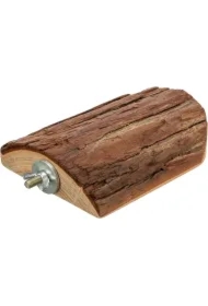 Platforma z elementami montażowymi, dla gryzoni, drewno, 10 x 15 cm