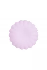 Talerzyki plastikowe fioletowe 22x22cm 4 szt