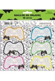 Naklejki na zeszyty - Pad (12 szt)