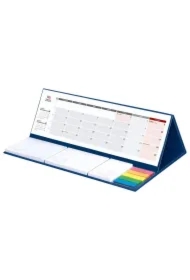 Kalendarz 2026 z notesem granatowy