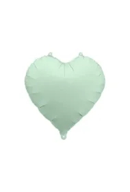 Balon foliowy Serce 45cm zieleń