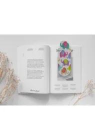 Zakładka magnetyczna owal Kolorowe słonie