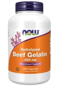 Beef Gelatin - Żelatyna wołowa 550 mg Suplement diety