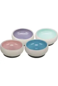 Miska, dla kota, ceramiczna, o 11 cm, z gumową podstawą, różne kolory