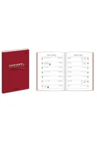 Kalendarz szkolny 2025/2026 B6 48 Cherry