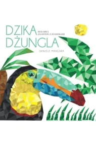 Dzika dżungla. Koloruj zgodnie z numerami