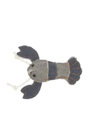 Homar z mocnego materiału szary/granatowy 12 x 11 cm