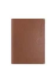 Terminarz 2026 B7 lux z zapinką brązowy