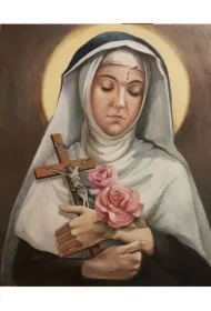 Magnes na lodówkę - Św. Rita