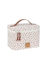 Casual Label Kuferek podróżny na akcesoria Flowers white