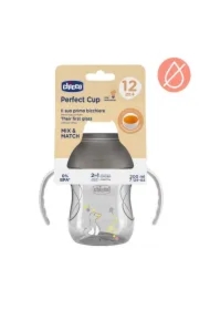 Kubek 360` do nauki samodzieln picia 200ml szary