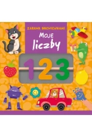 Zabawa drewienkami. Moje liczby