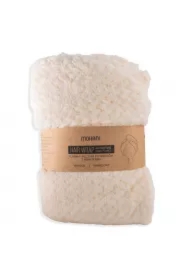 Turban - ręcznik do włosów z mikrofibry - biały