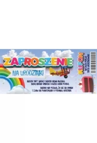 Zaproszenie Urodziny