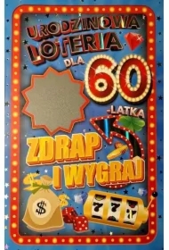 Karnet Urodziny 60 męskie