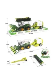 Zestaw kombajnów z belarką do słomy