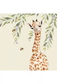 Karnet Swarovski kwadrat CL4712 Żyrafa