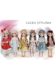 Lalka stylowa zginane ręce i nogi 29cm MIX