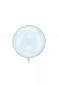 Balon Kula transparentny niebieski 40cm