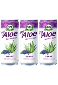Napój z aloesem Aloe Vera Drink Winogrono zestaw