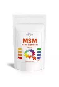 Msm siarka organiczna proszek (1000 mg) Suplement diety