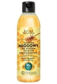 Naturalna Miodowy Szampon wygładzający do włosów suchych i zniszczonych