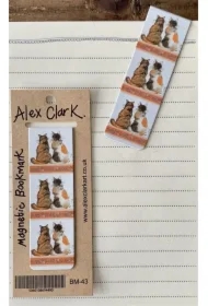 Zakładka do książki BM43 2 koty tyłem