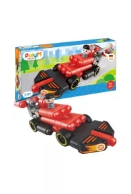  Klocki konstrukcyjne, Samochód wyścigowy, 31 el., 2+