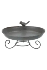 Miseczka na wodę/basen dla ptaków, o 22 cm, szara