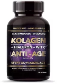 Kolagen + Hialuron + Witamina C Anti-Age suplement diety